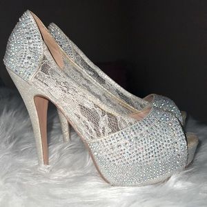 Rhinestone Heels